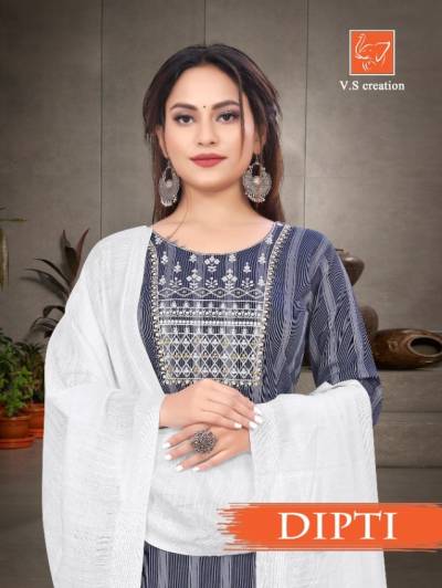 Dipti By VS Creation Casual Wear Readymade Salwar Suit Collection 